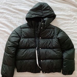 Missguided Black Puffer Jacket